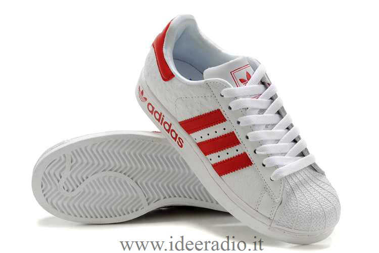 adidas superstar 2 rosse